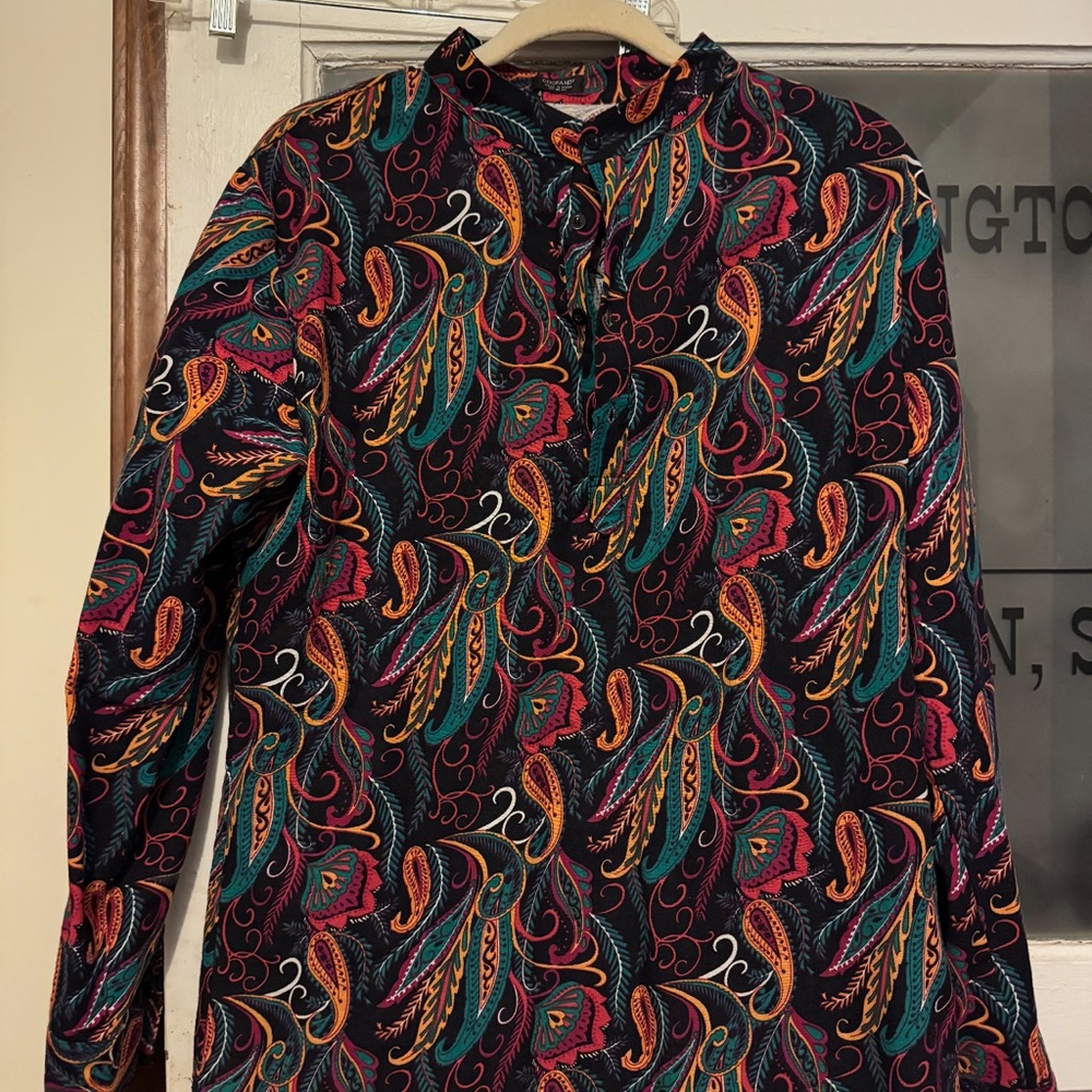 Vibrant Paisley Men's Shirt